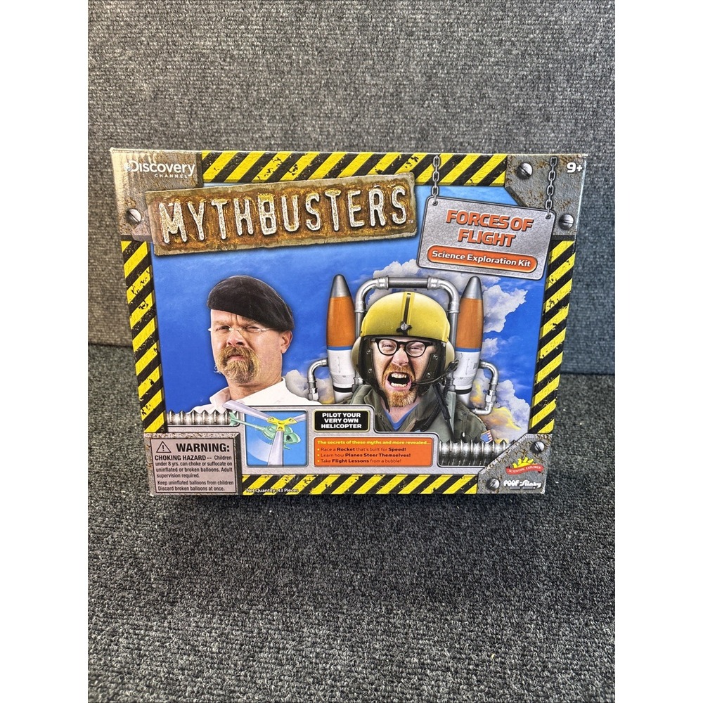 New Discovery Channel Mythbusters Forces of Flight Science‎ Kit Build Helicopter